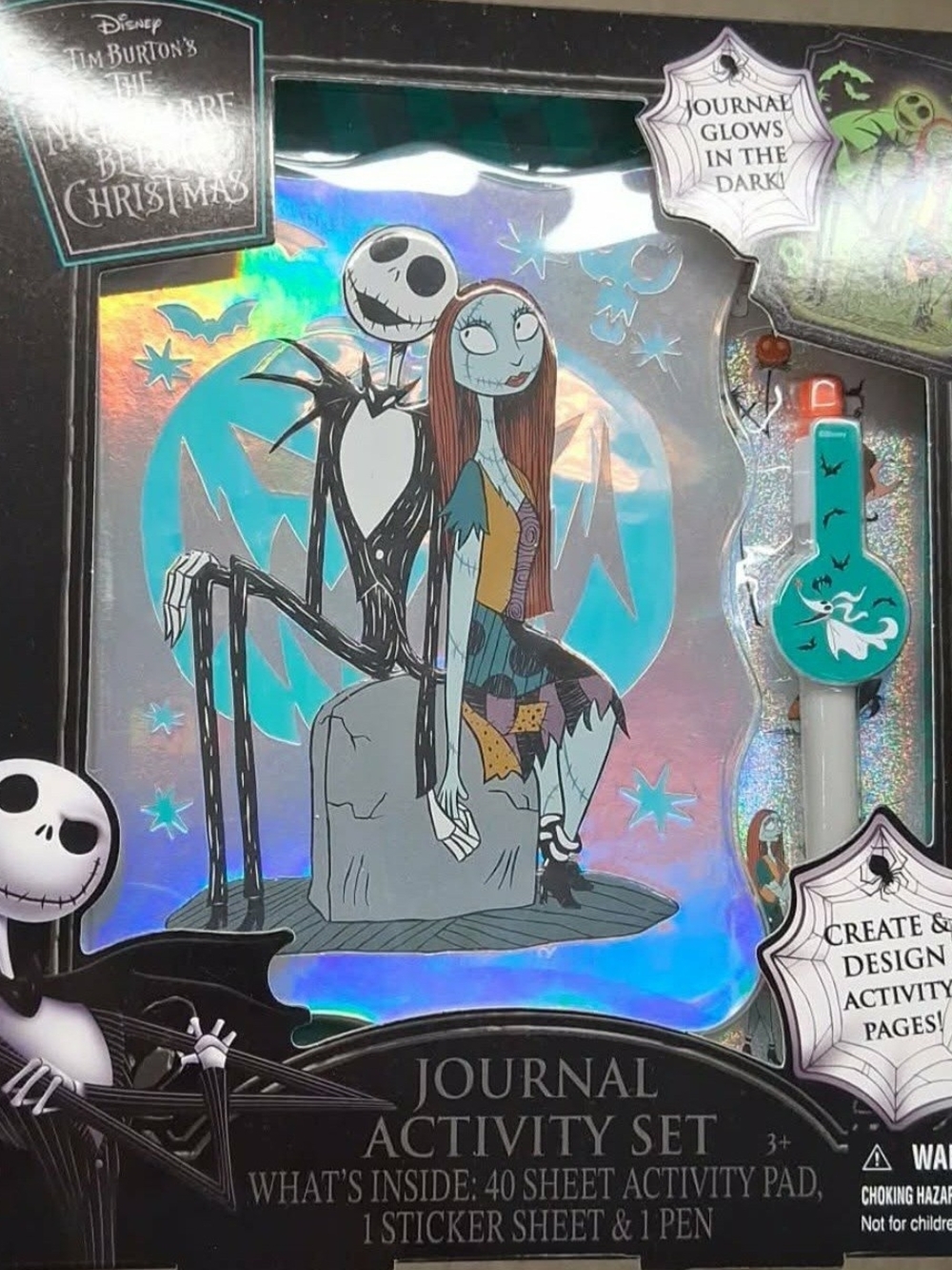 New The Nightmare Before Christmas Jack & Sally Journal Activity Set